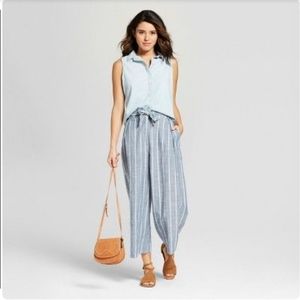 Universal Thread Women's Button Down Denim Top